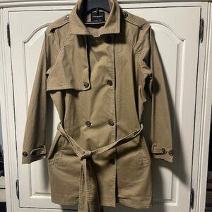 Lucky Brand Trench Coat Size M Excellent Conditions